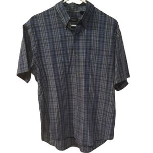 Van Heusen Blue Plaid Shirt
